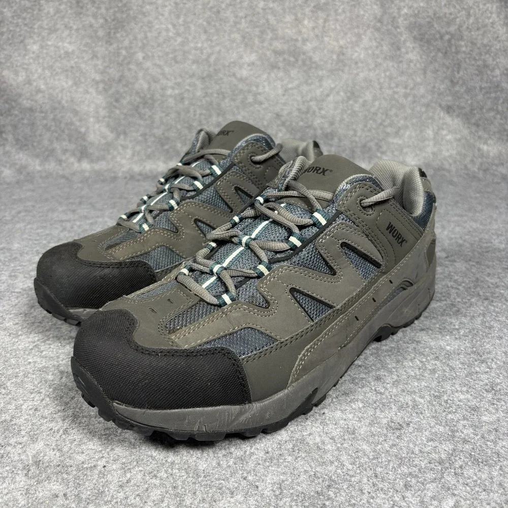 Worx STK#5007 Safety Toe Work Shoes‎ 13M Gray Steel Toe EH Rated